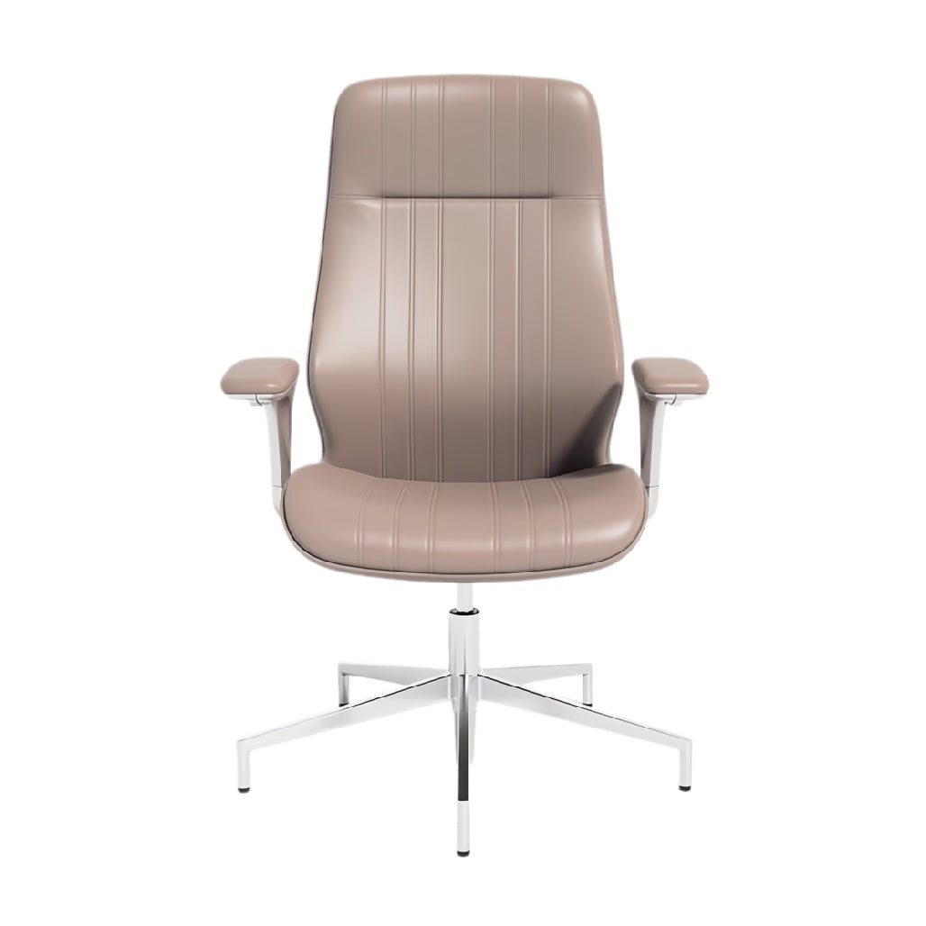 **Ergonomische bureaustoel met verstelbare armleuningen en draaibare basis**