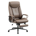 **Ergonomische Luxe Bureaustoel met Geïntegreerde Voetsteun**