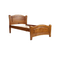 Technische titel in het Nederlands: **Massief Houten Bed met Curved Hoofdeinde**